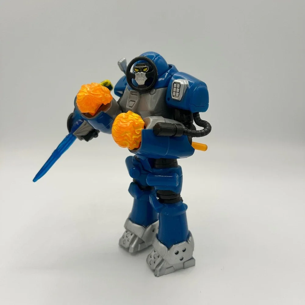 Hasbro Power Rangers Beast Morphers Beast-X Blue Ranger Gorilla Zord Figure 2018